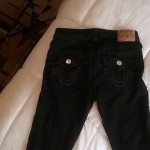 Black True Religion Skinny Jeans size 29